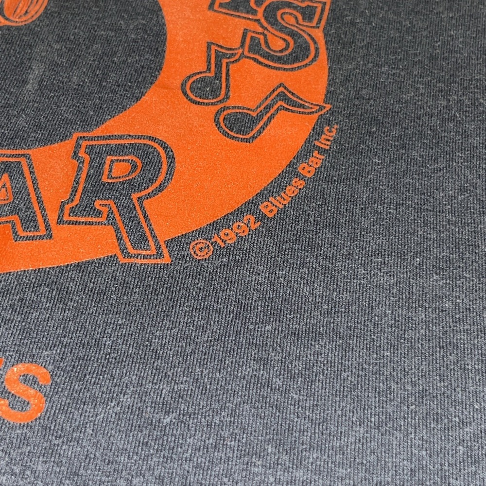 Vtg Black T-shirt Doctor Rockit's Blues Bar Corpus Christi, Tx Single Stitch XXL - Picture 6 of 13